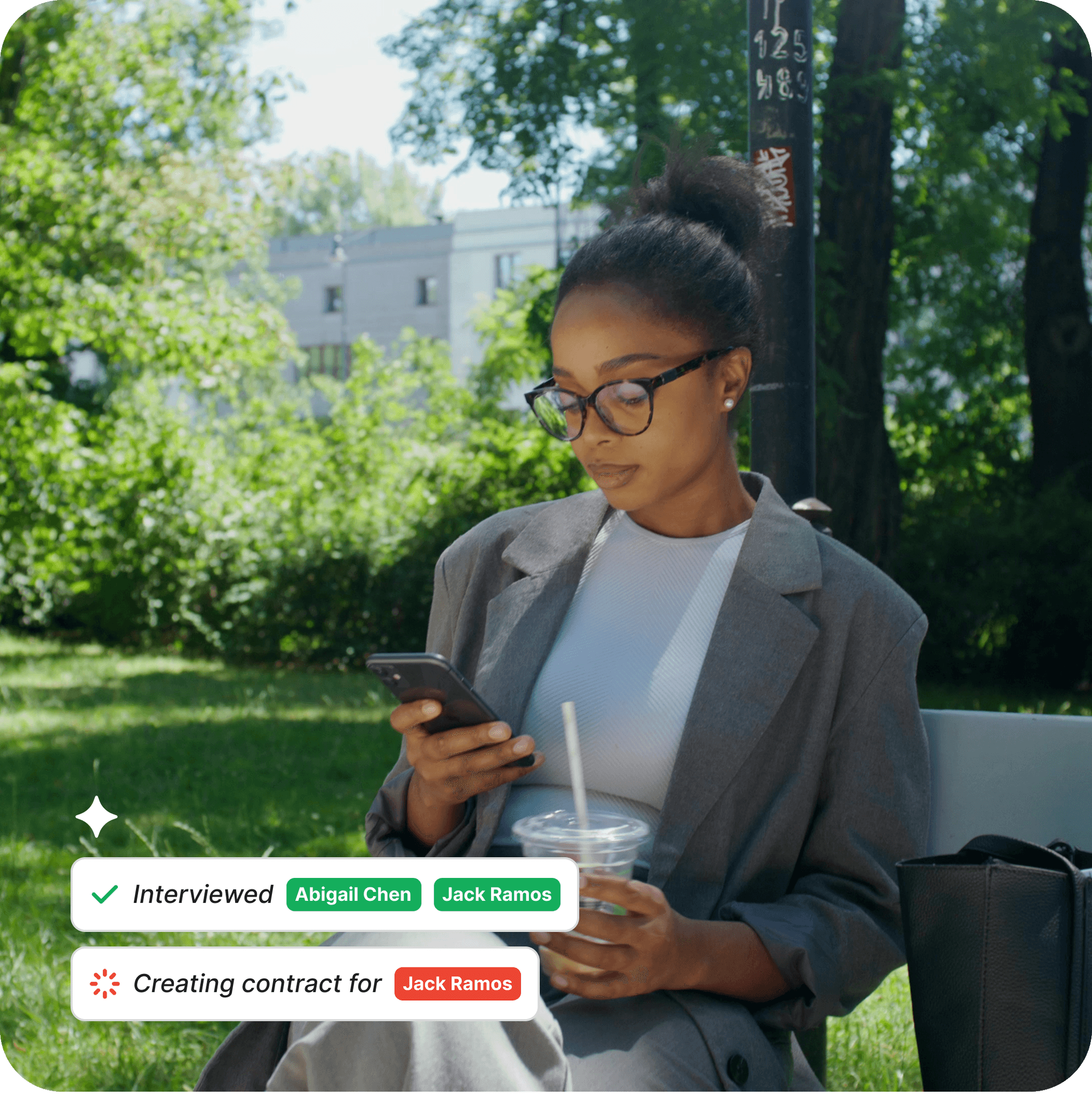 HR using recruitment platform